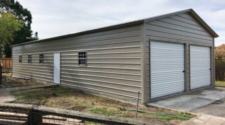 Choice Metal Buildings, 24' x 60' x 10'